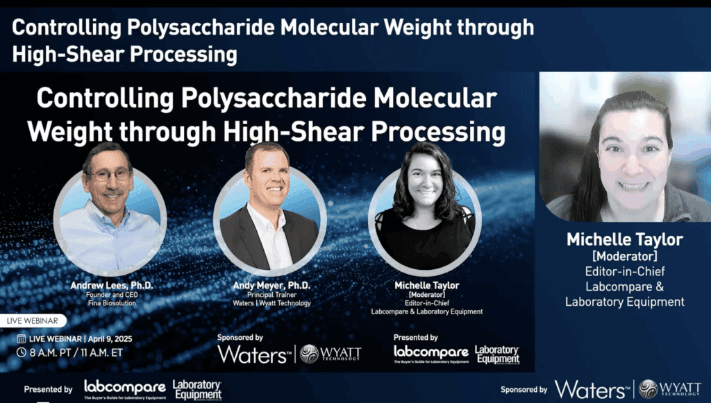 ShearJet HL60 V2 Featured in Waters and Fina Bio Webinar on High-Shear Processing