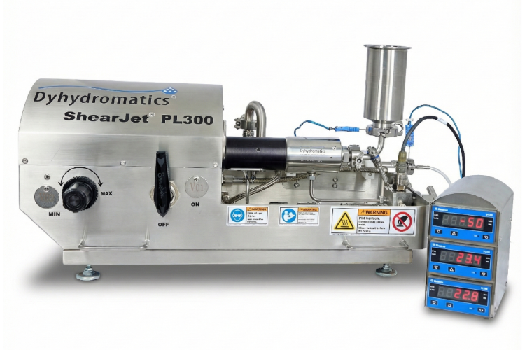 ShearJet PL300 Medium Volume High-Pressure Homogenizer from Dyhydromatics