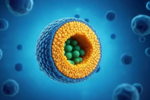 particle with encapsulated drug ingredients